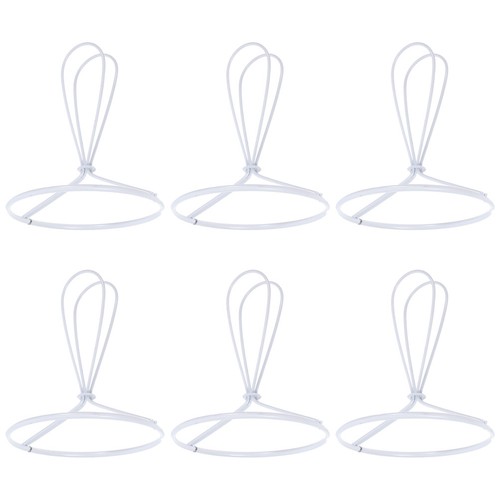 6pcs versatile white iron lamp - white,