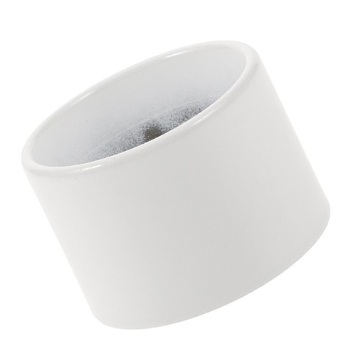 White metal lamp - metal, shade