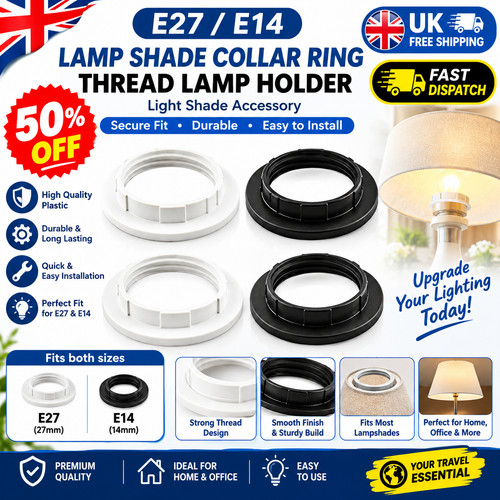 E27 e14 plastic lampshade - /,