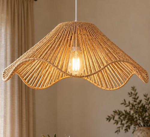 Rattan shade only large - rattan,