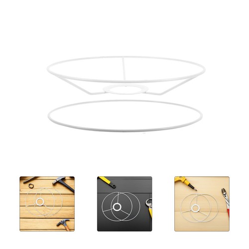 Pair lampshade frame ring - pair,